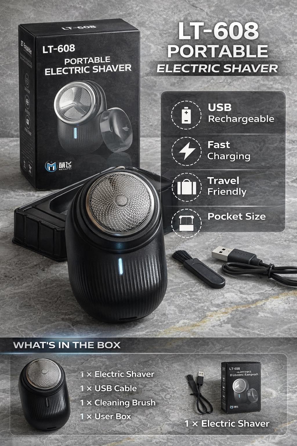 Portable Electric Shaver